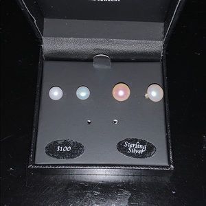 Real Pearl Earrings 2 Pack